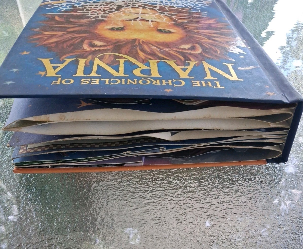 Chronicles of Narnia Pop-Up Book 2007 Hardcover Based on C.S. Lewis Fantasy Kids