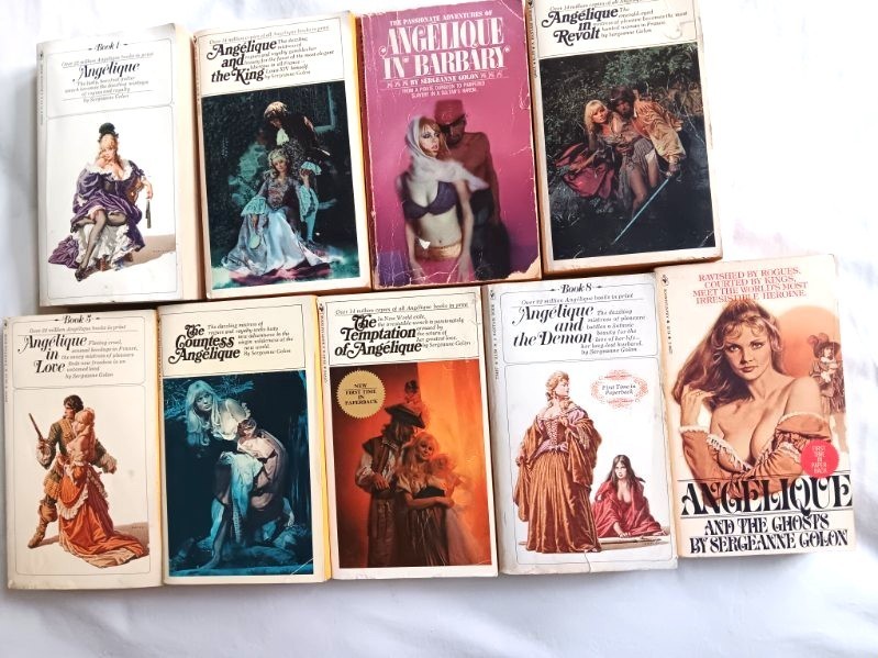 Sergeanne Golon–ANGELIQUE Complete Set of 9 Books Paperbacks