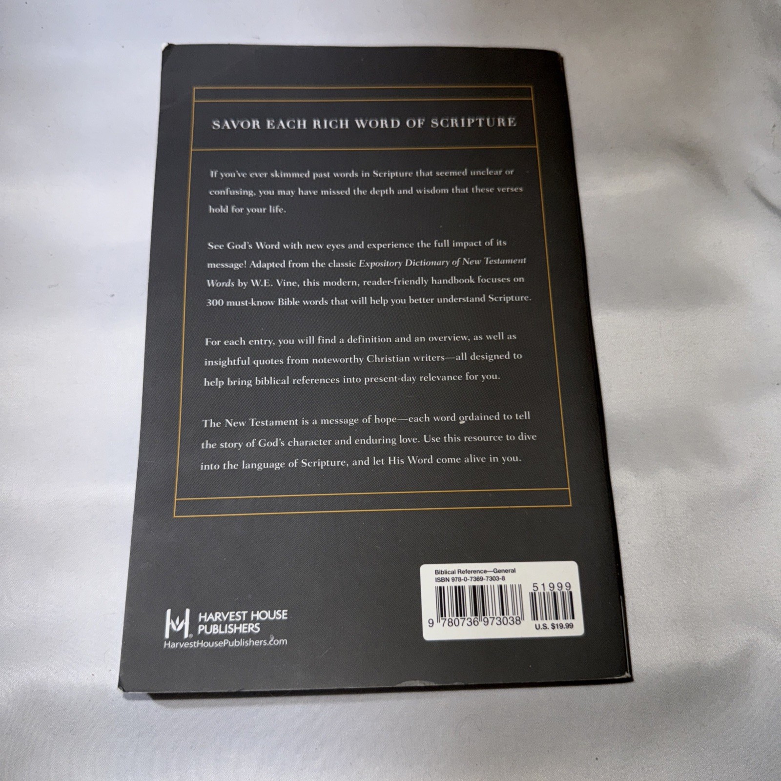 Harvest Handbook of Key Bible Words New Testament : Understand Their Original…