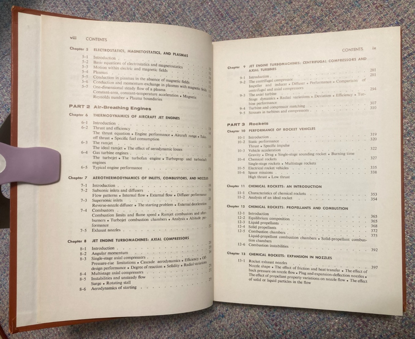 1970 book Mechanics and Thermodynamics of Propulsion – vintage rocket spaceship