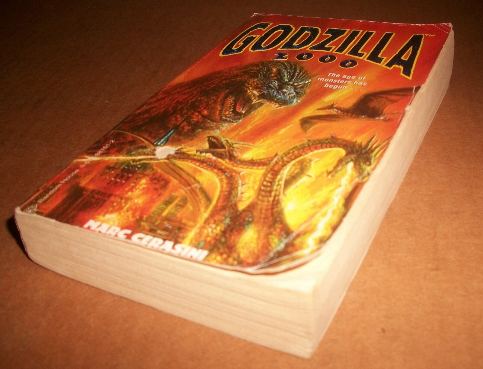 Godzilla 2000 Marc Cerasini Nov 1997 Random House 1st print 324p Eggleton cvr GD