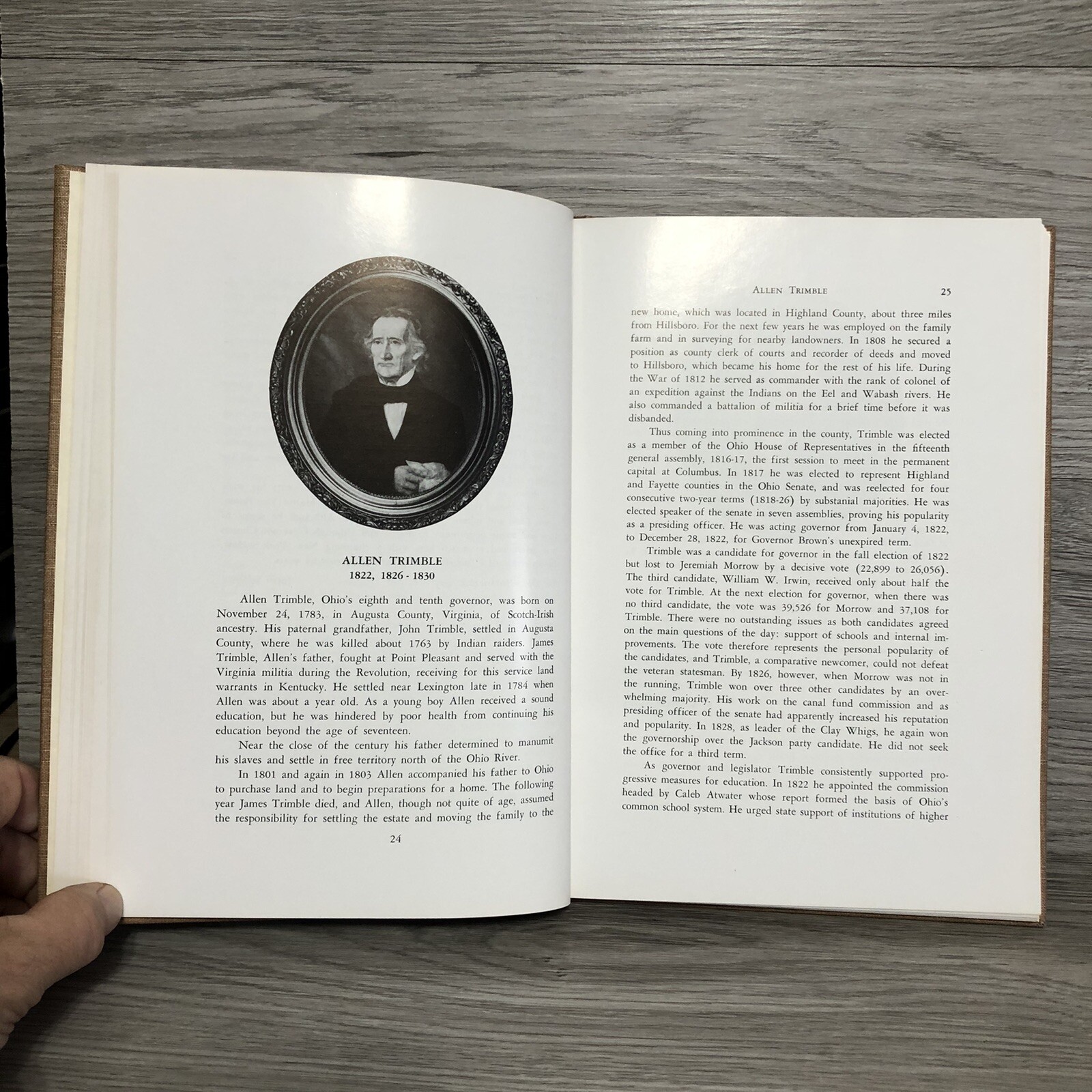 The Governors Of Ohio With Their Portraits Historical Society 1954 HCDJ Book
