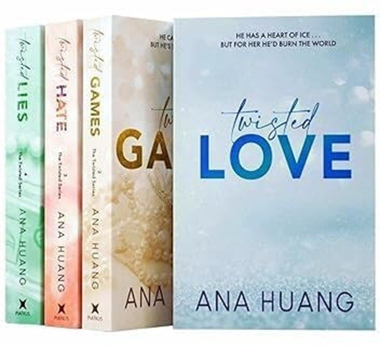 Twisted Series by Ana Huang: Complete 4 Book Set Lot (Love, Games, Hate, Lies)
