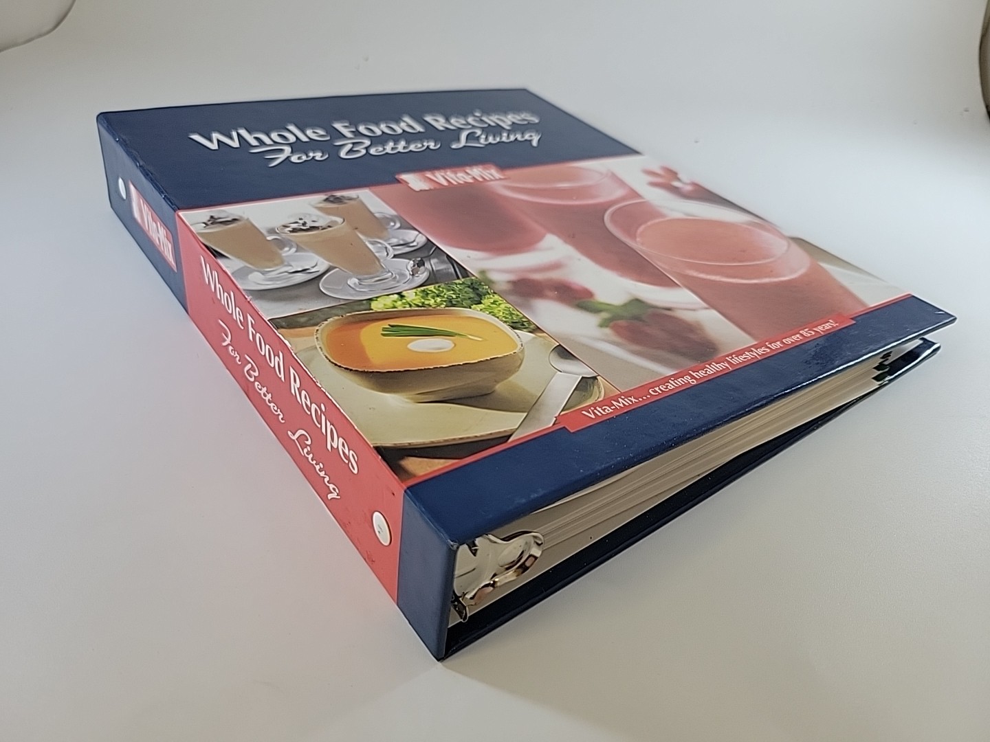Whole Food Recipes for Better Living Binder by Vita-Mix from 2007