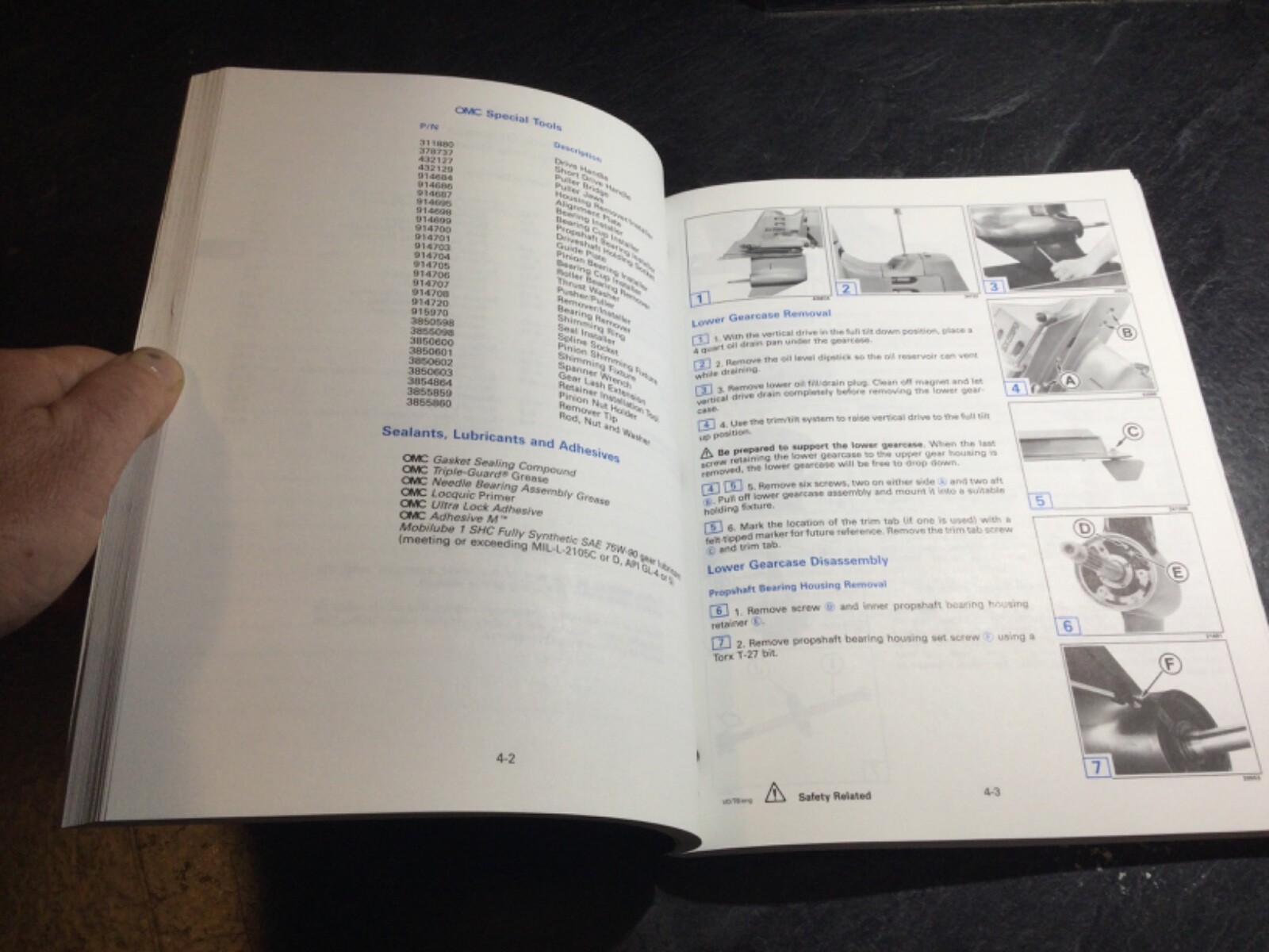 1996 OMC Stern Drive NC Service Manual Set GM Ford 3.0L 4.3L 5.0L 5.7L 5.8L 7.4L