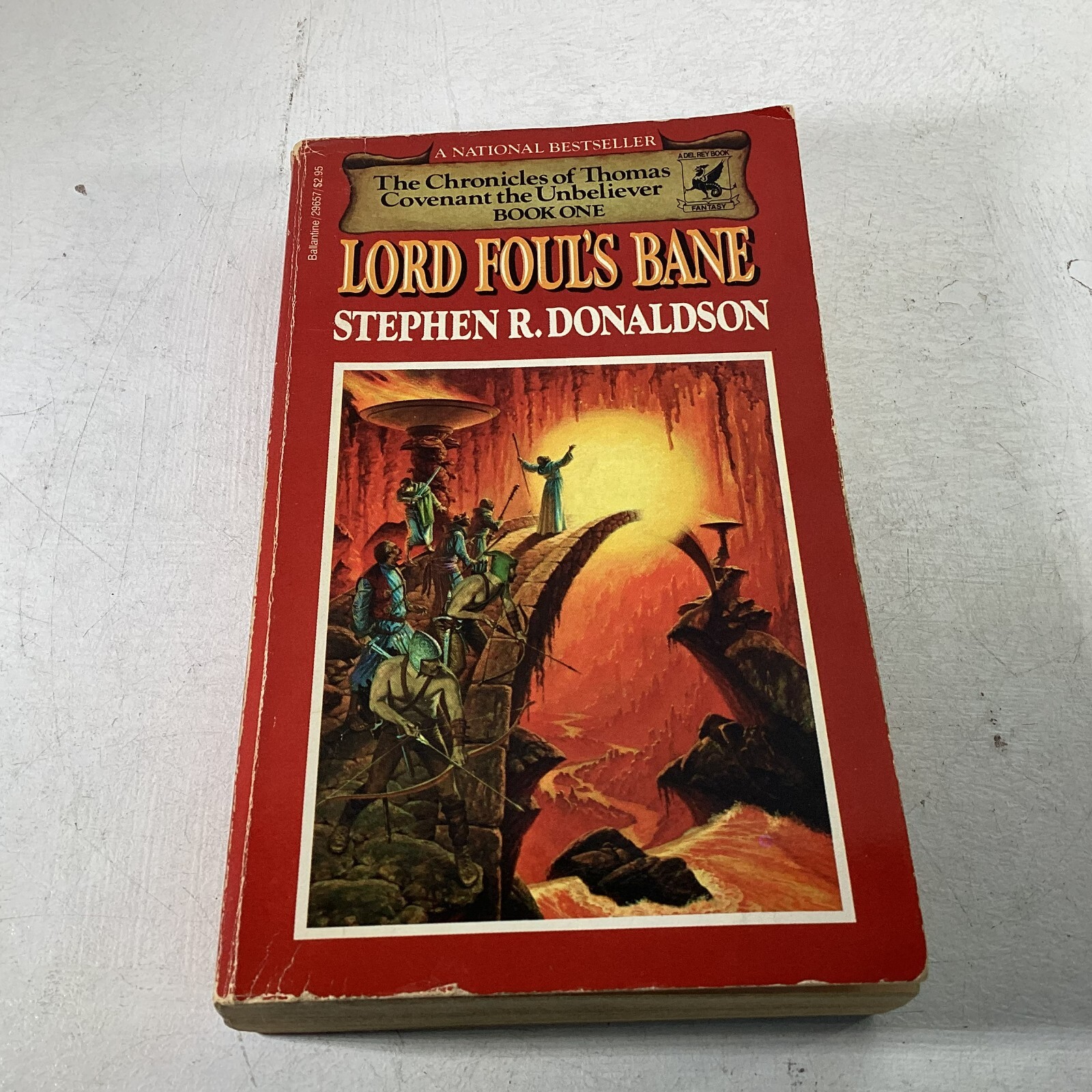 Donaldson The Chronicles of Thomas Covenant the Unbeliever 1-3 PB 1980s VG