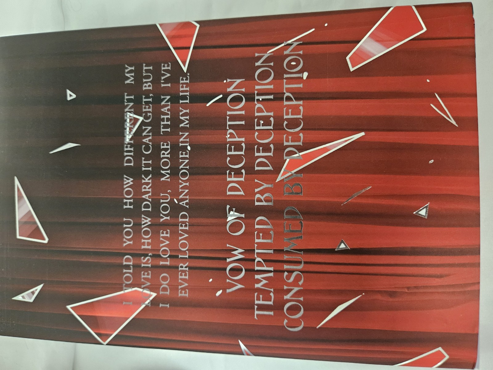 Books For Days Crate Rina Kent Deception Trilogy Hardcover & Case Red Edges