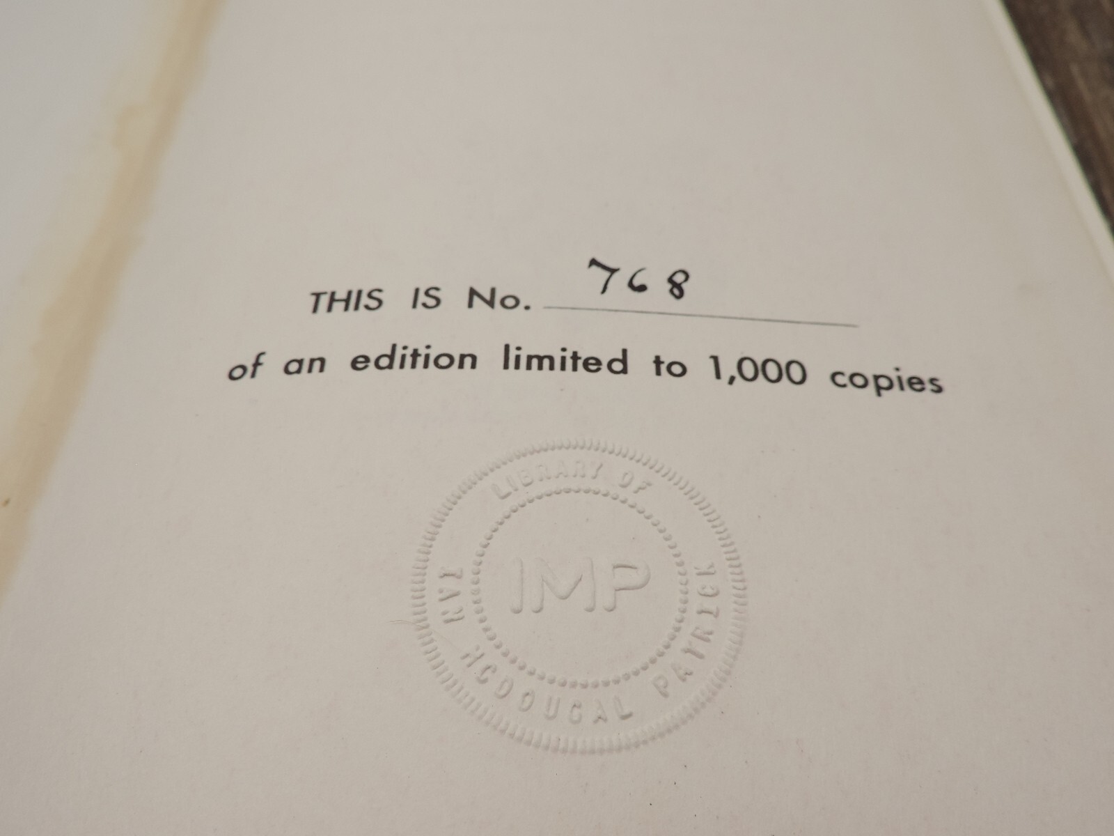 Metallic Cartridges Ordinance Department USA 768 of 1000