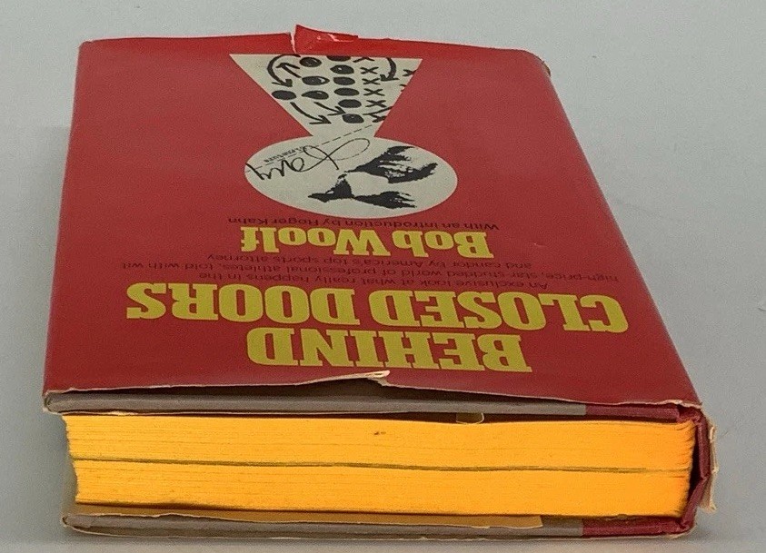 Bob Woolf Behind Closed Doors Signed 1st Edition 1976 Inscribed To Herb Mann