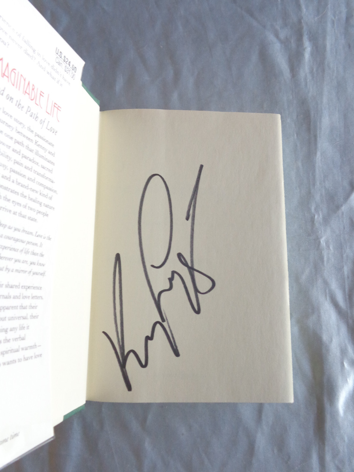 The Unimaginable Life by Julia Loggins & Kenny Loggins SIGNED 1997 HCDJ New!