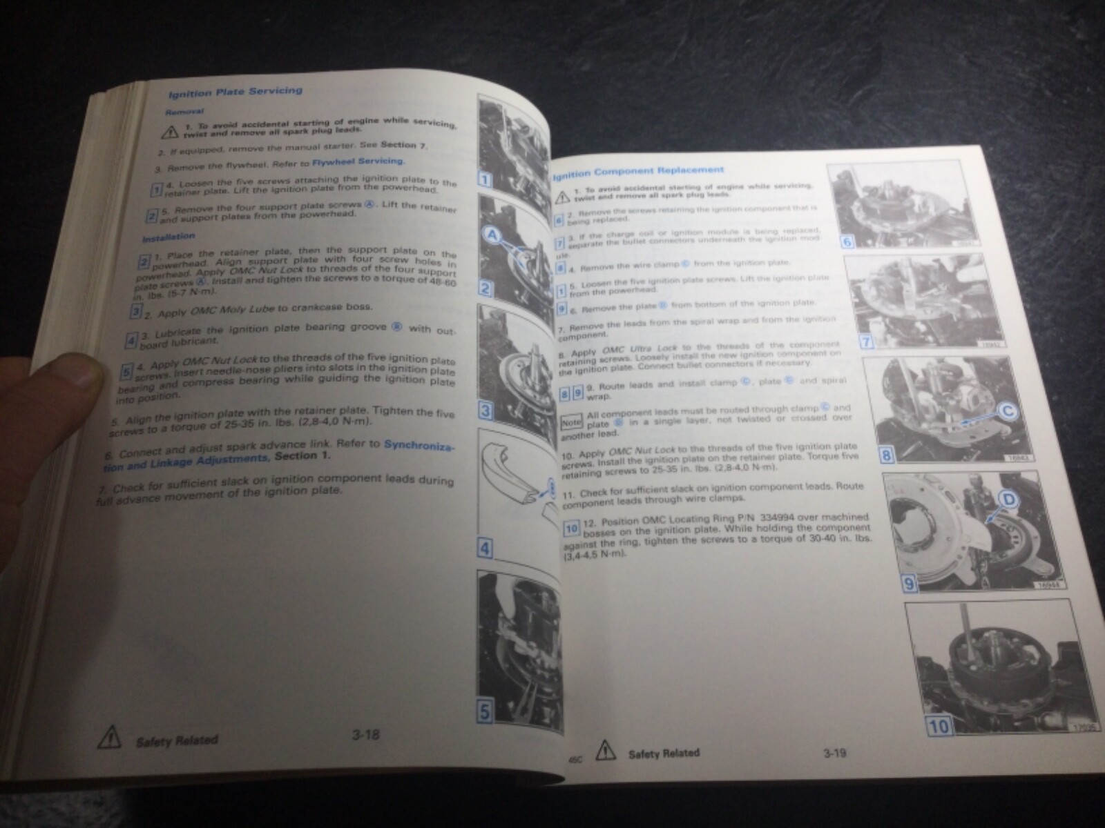 1989 Johnson Evinrude 40-55 HP Outboards OEM Service Manual CE 25 40 48 50 55 HP