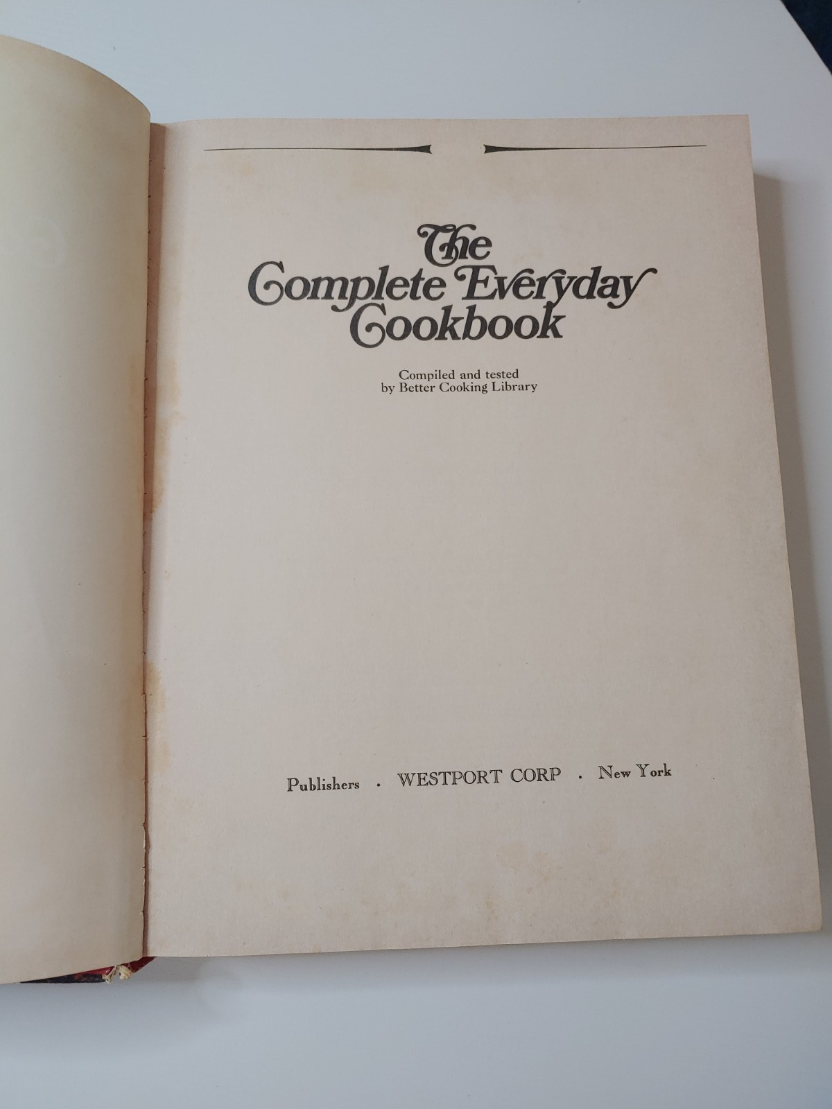The complete everyday cookbook 1971 edition 480 pages of recipes