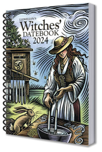 Llewellyns 2024 Witches Datebook – Calendar – VERY GOOD