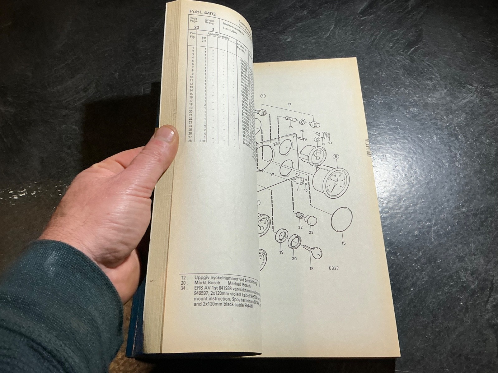 Volvo Penta AQ290A Parts Catalogue GM 5.7L 350 cu. in. V8