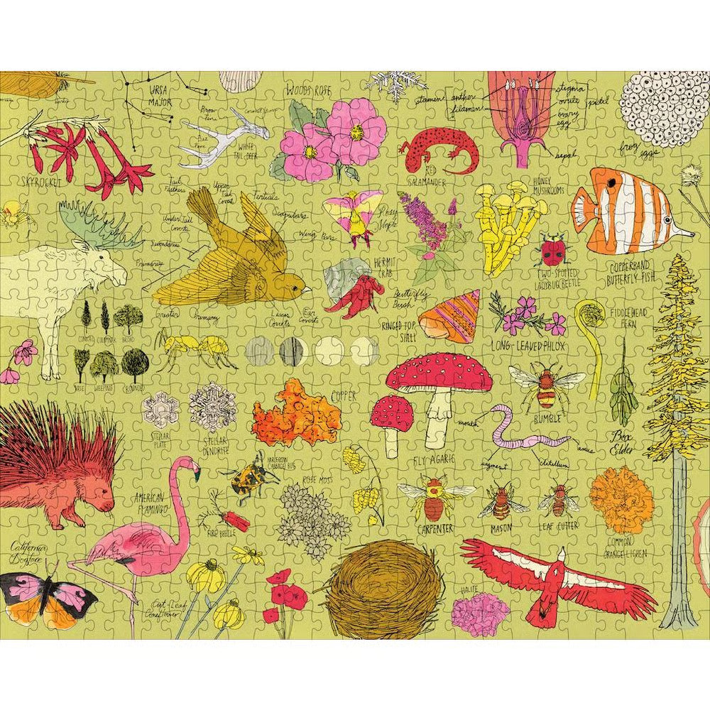 Workman Publishing, Nature Anatomy 500 Piece Puzzle