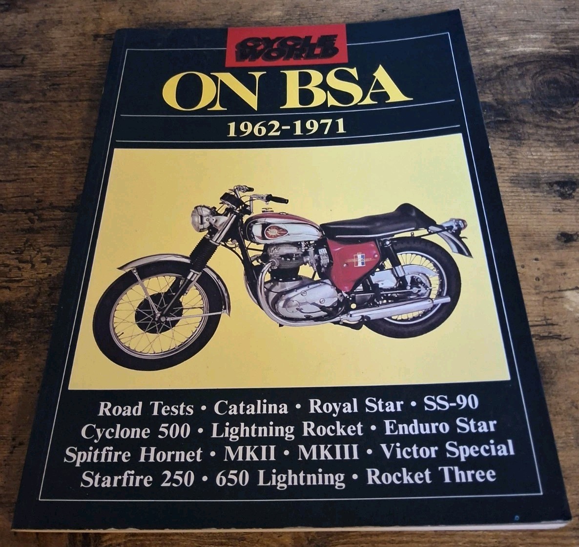 Cycle World On BSA 1962-1971 Book Road Tests Catalina Royal Star SS-90