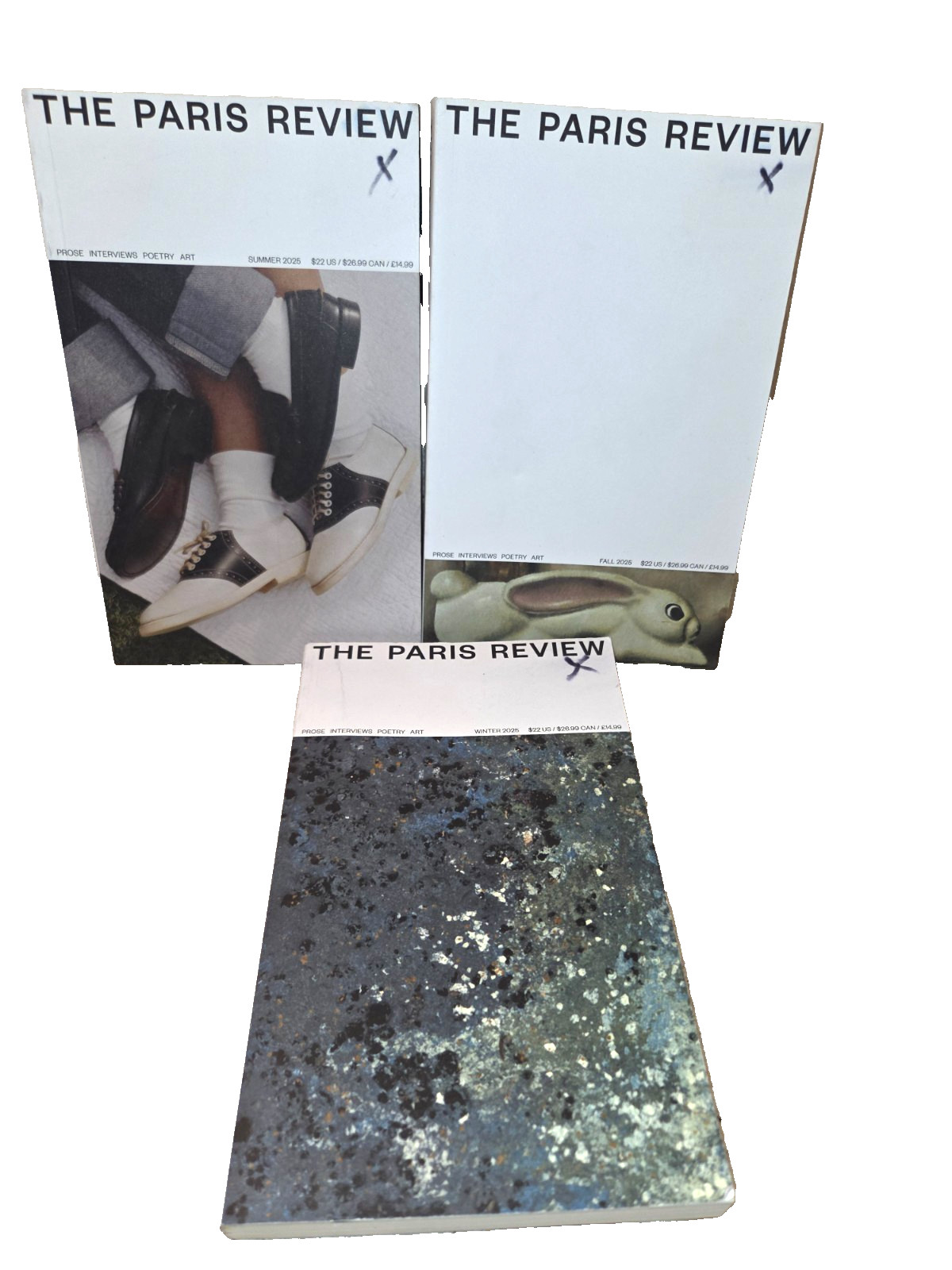 The Paris Review – #252, #253, #254 (Paperback books, 2025) Farrar Straus Giroux