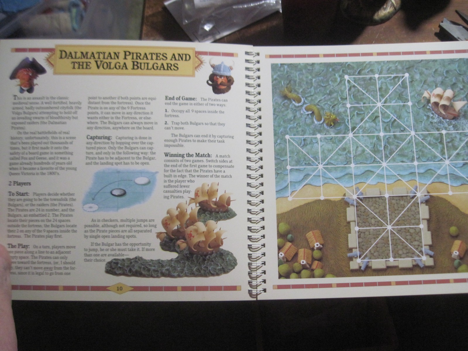 The Book of Classic Board Games with Other (Klutz) – Spiral-bound – GOOD