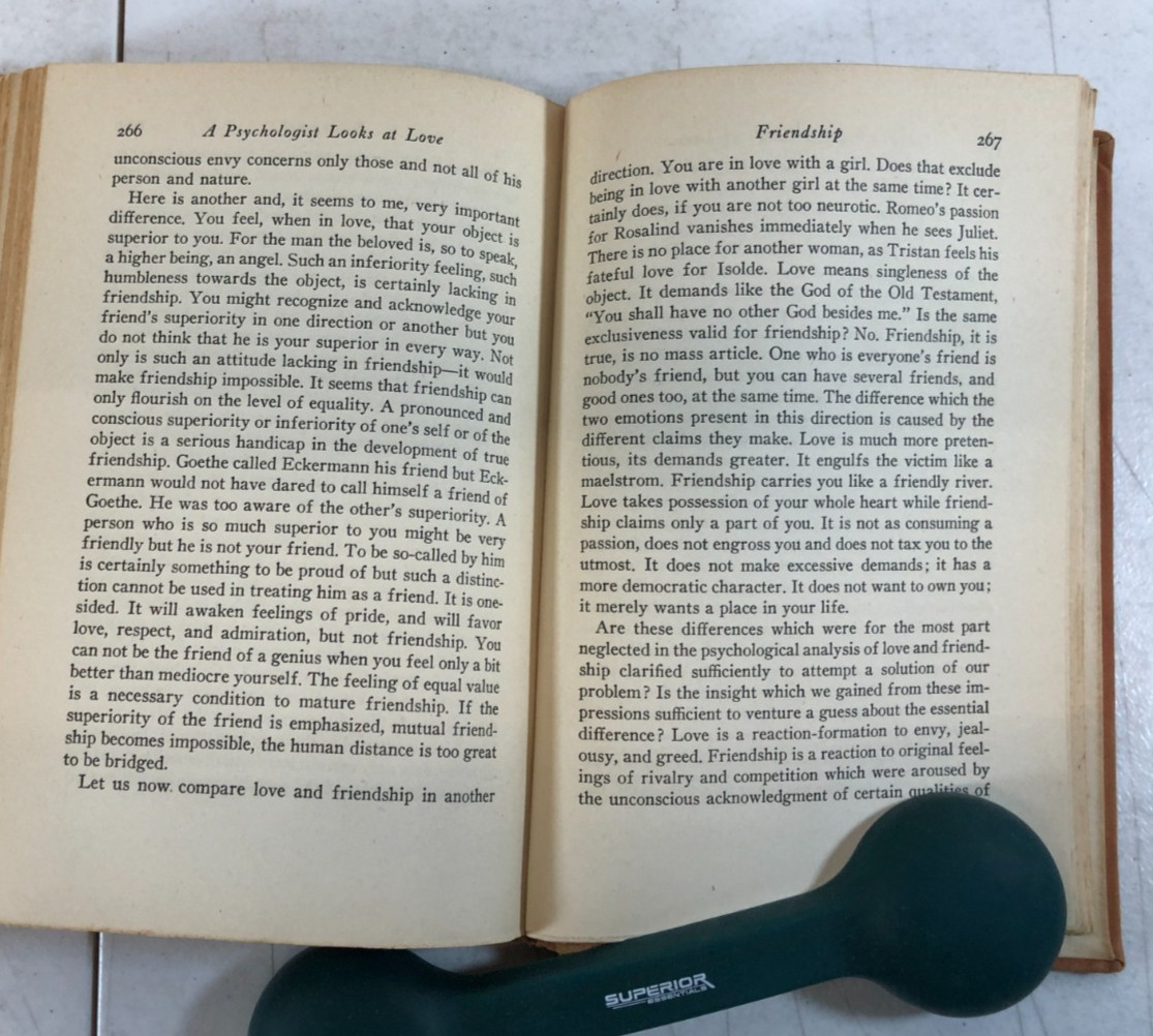 A Psychologist looks at Love, Reik, 1944, E-119