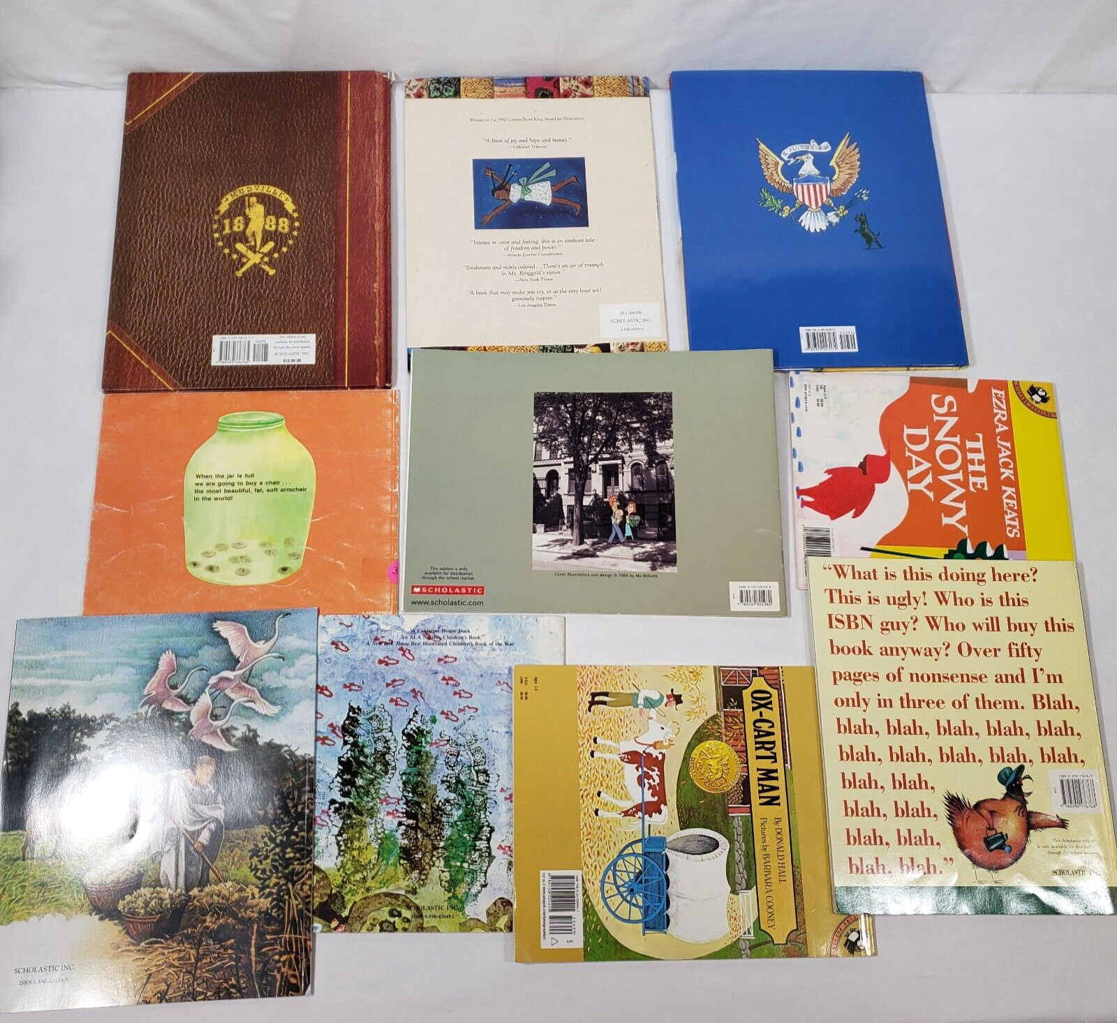 Caldecott Honor Picture Books For Kids Lot Of 10 Classroom Set Award Winners