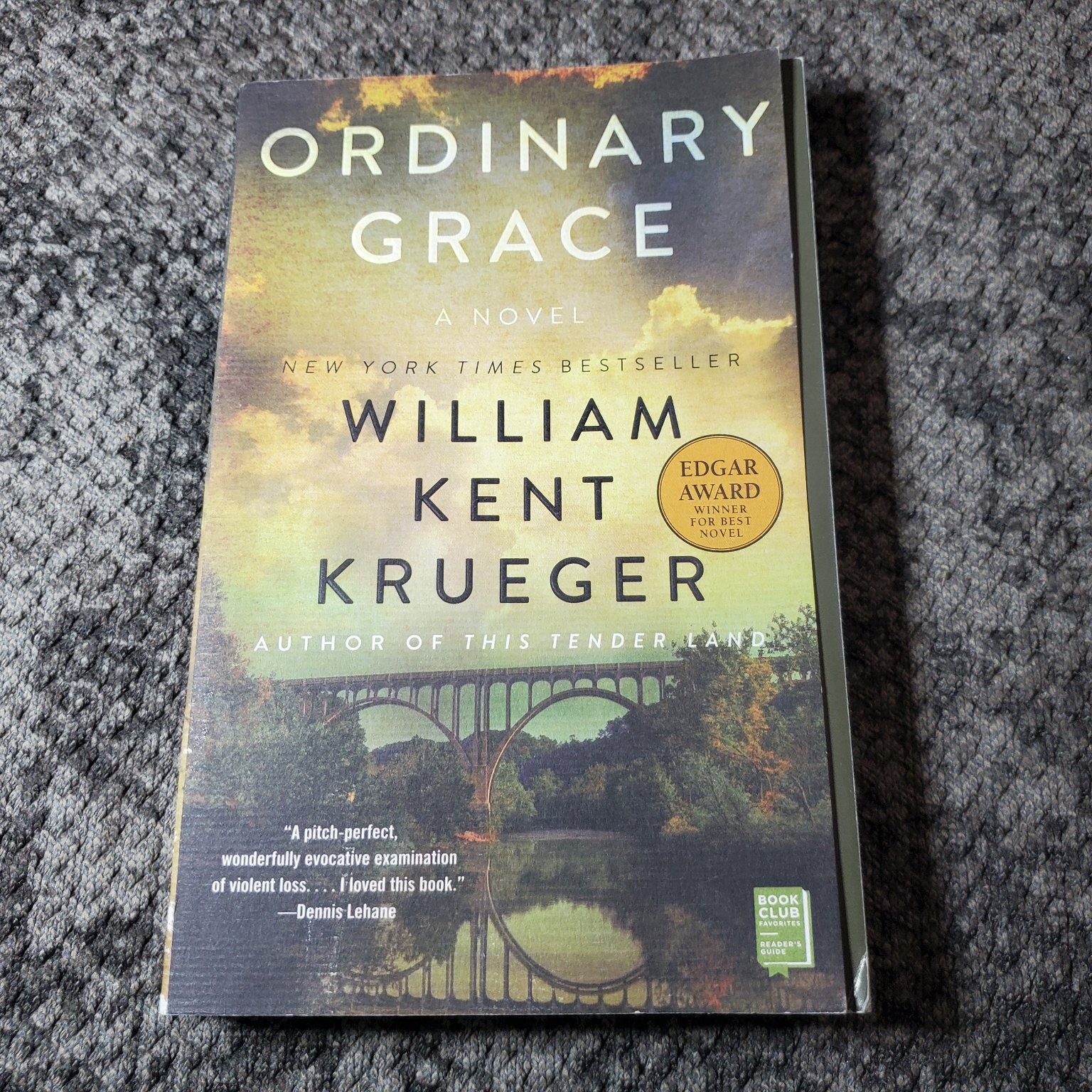 Ordinary Grace William Kent Krueger 2014 First Atria Paperback Edgar Award