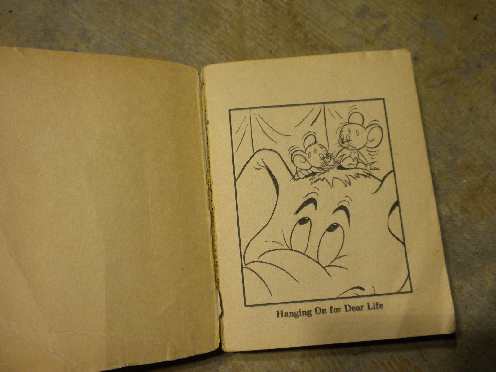 MISSING FIRST 36 NUMBERED PAGES Tom And Jerry BLB Under The Big Top Paperback