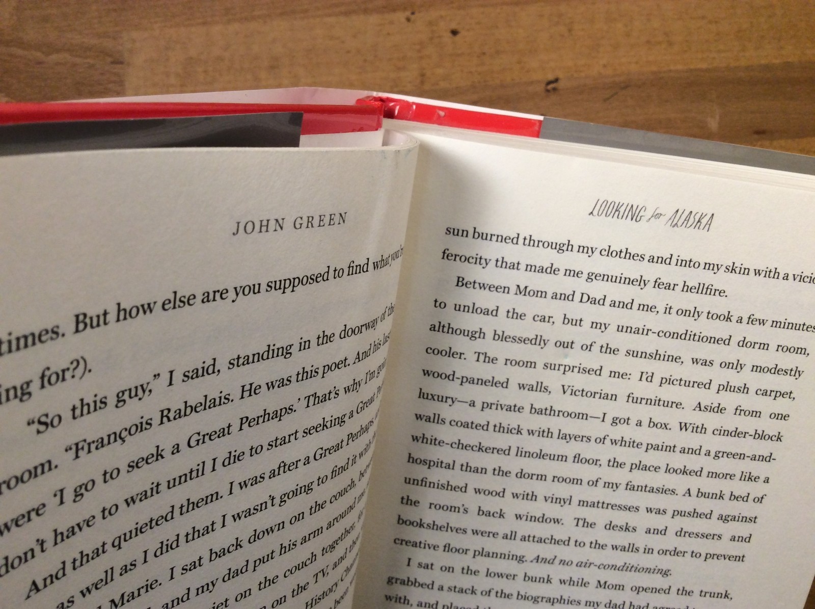Looking For Alaska, SIGNED John Green, 10th Anniversary Hardcover 1st Printing