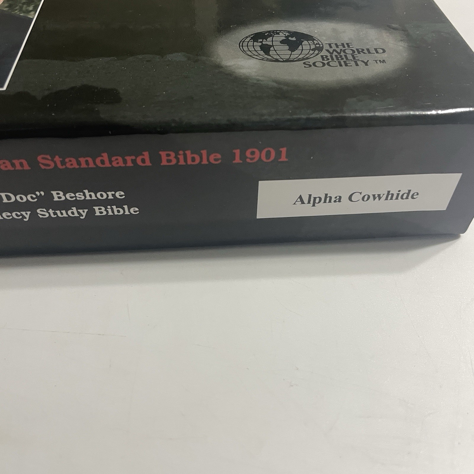 Original American Standard Doc Beshore Prophecy Study Bible ASV 1901 Cowhide
