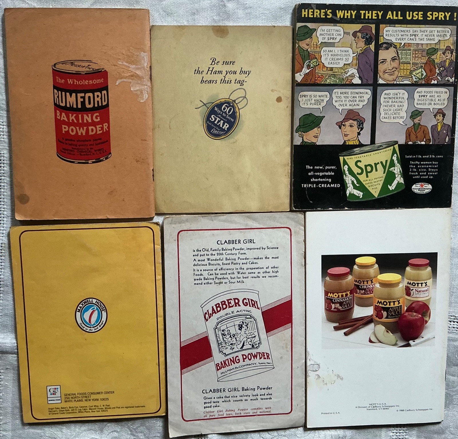 Lot of 60+ Vntg Advertising Cookbook Booklet Pamphlet Recipes 1930s – 2000s