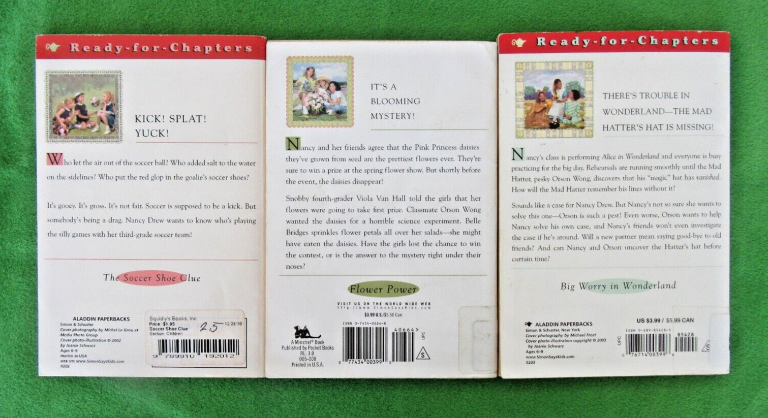 LOT 3 PB THE NANCY DREW NOTEBOOKS BY CAROLYN KEENE – READY FOR CHAPTERS AGES 6-9