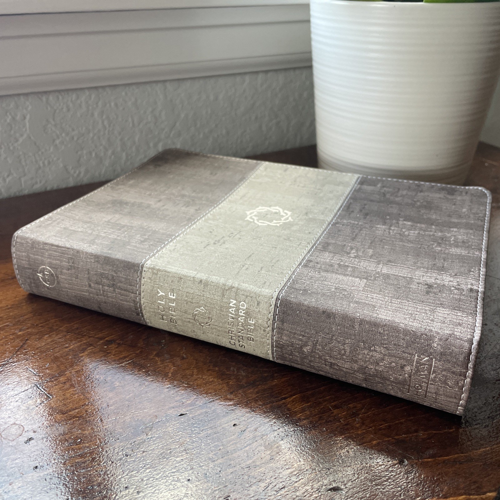 CSB Essential Teen Study Bible, Weathered Gray Cork Leathertouch: New