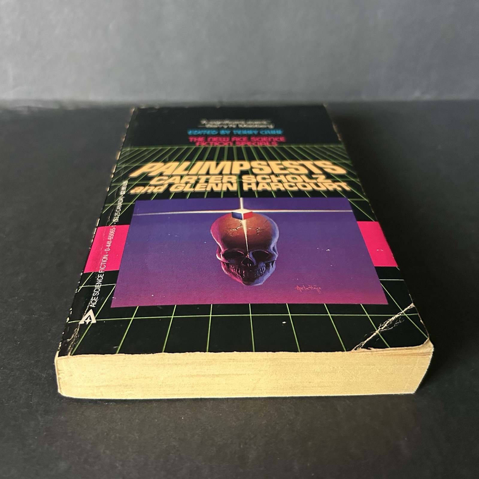 Palimpsests by Carter Scholz & Glenn Harcourt 1984 Ace SF Special 1st Printing