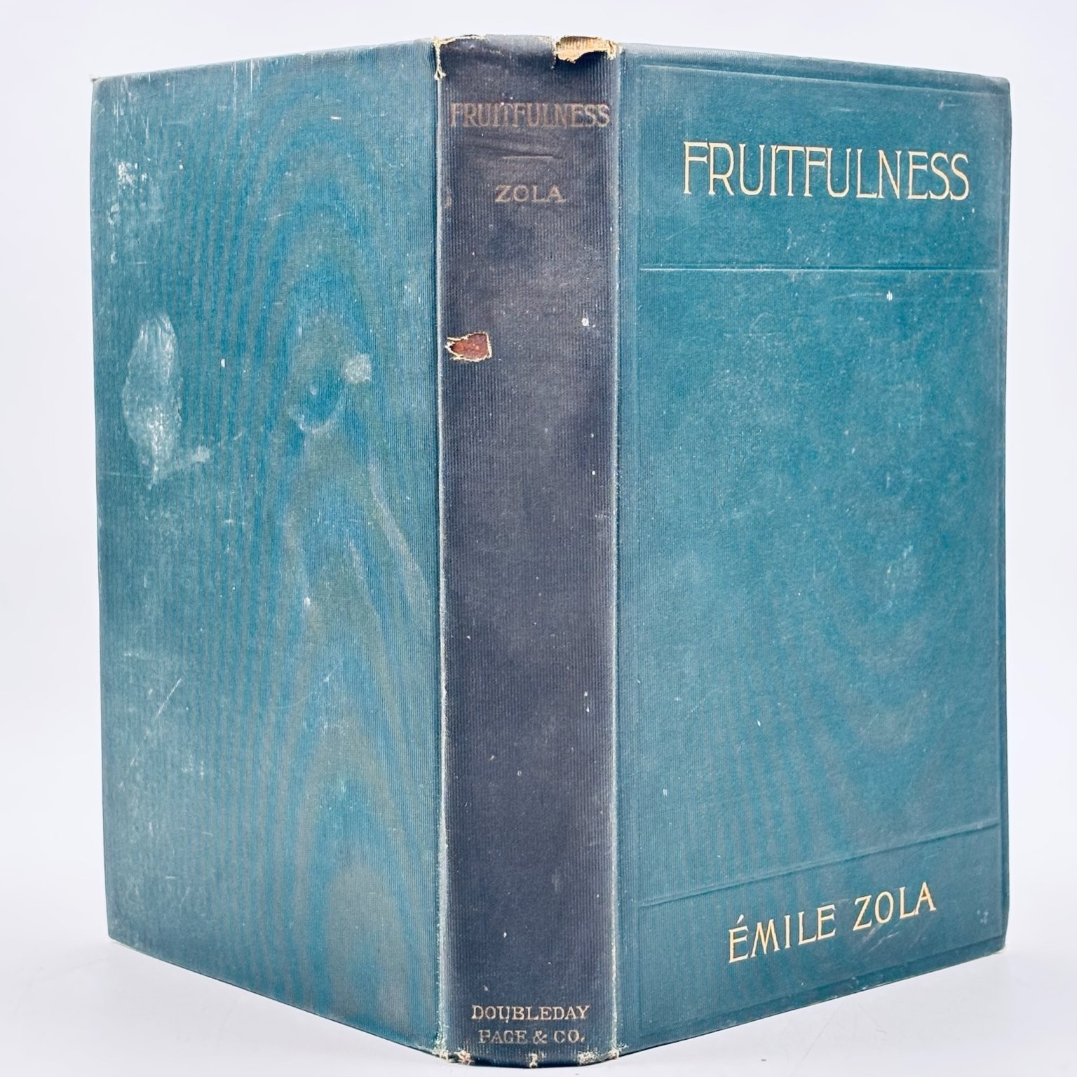 Fruitfulness Émile Zola 1900 First Edition Doubleday Page & Co Classic Novel
