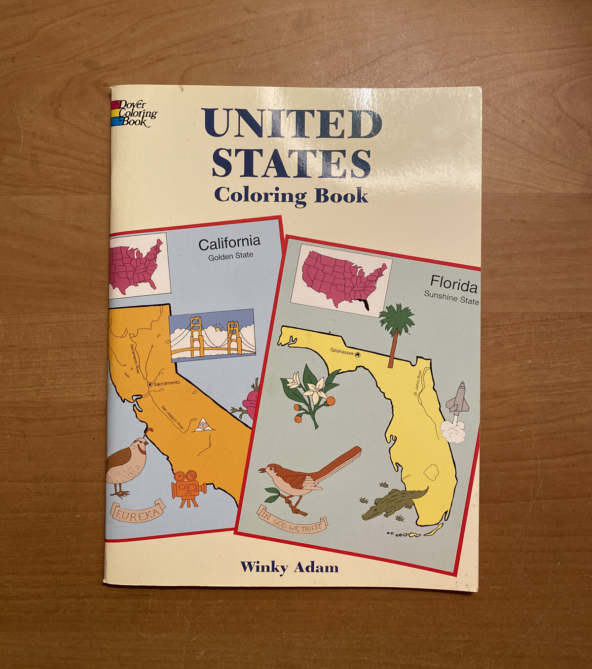 Dover History: United States Coloring Book by Winky Adam