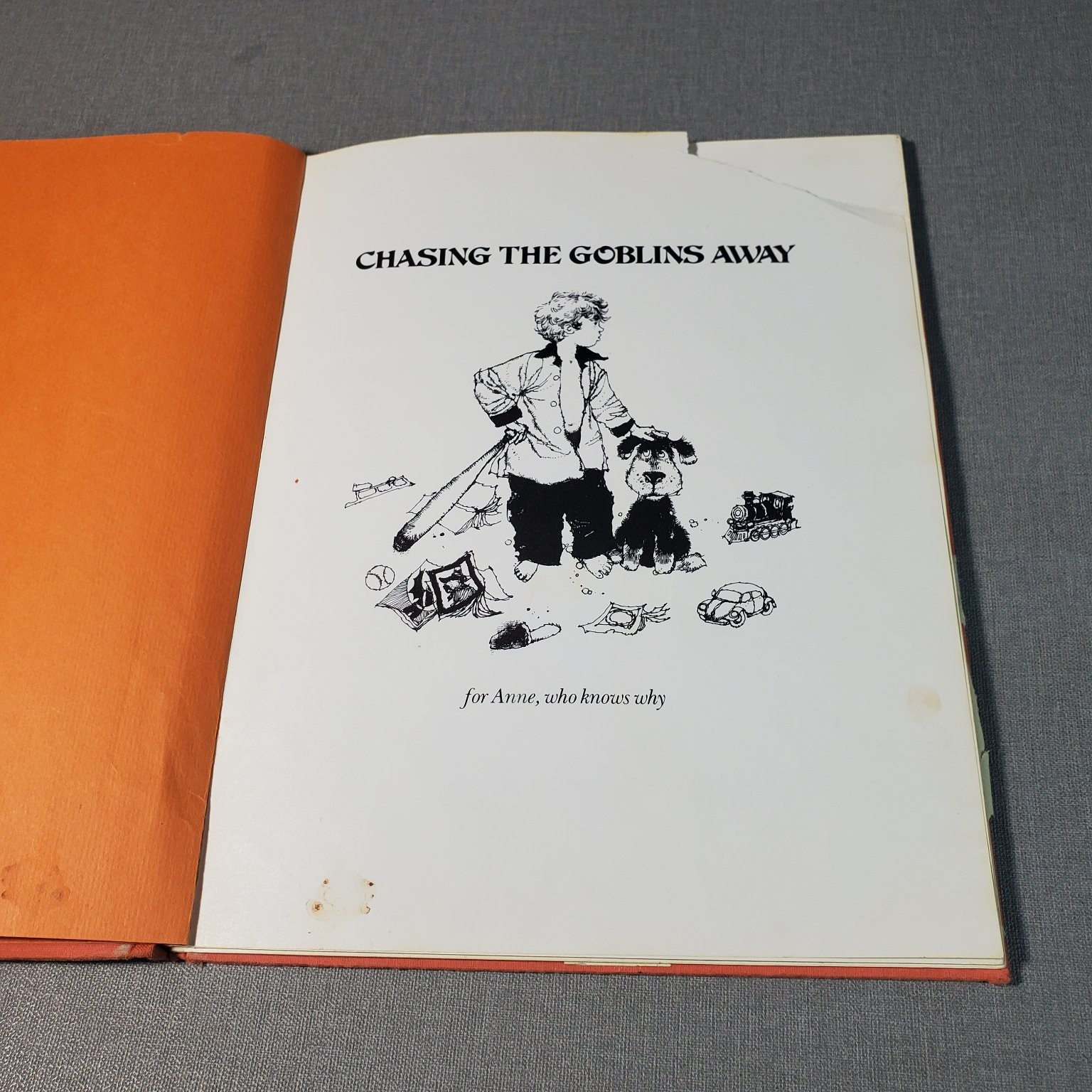 Chasing the Goblins Away Tobi Tobias 1977 Illustrated Fantasy Frederick Warne