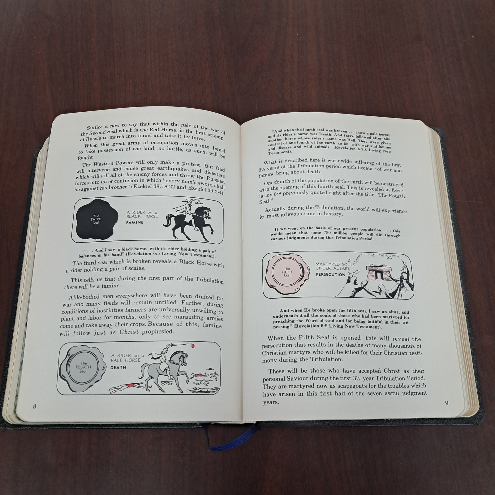 HOLY BIBLE PROPHECY EDITION CROWN JEWEL SALEM KIRBAN KJV REVELATION STUDY CHARTS