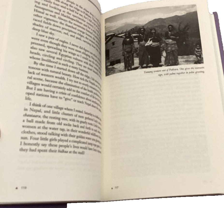 Violet Shyness of Their Eyes Notes From Nepal Barbara Scot HC 1993 Travel Memoir
