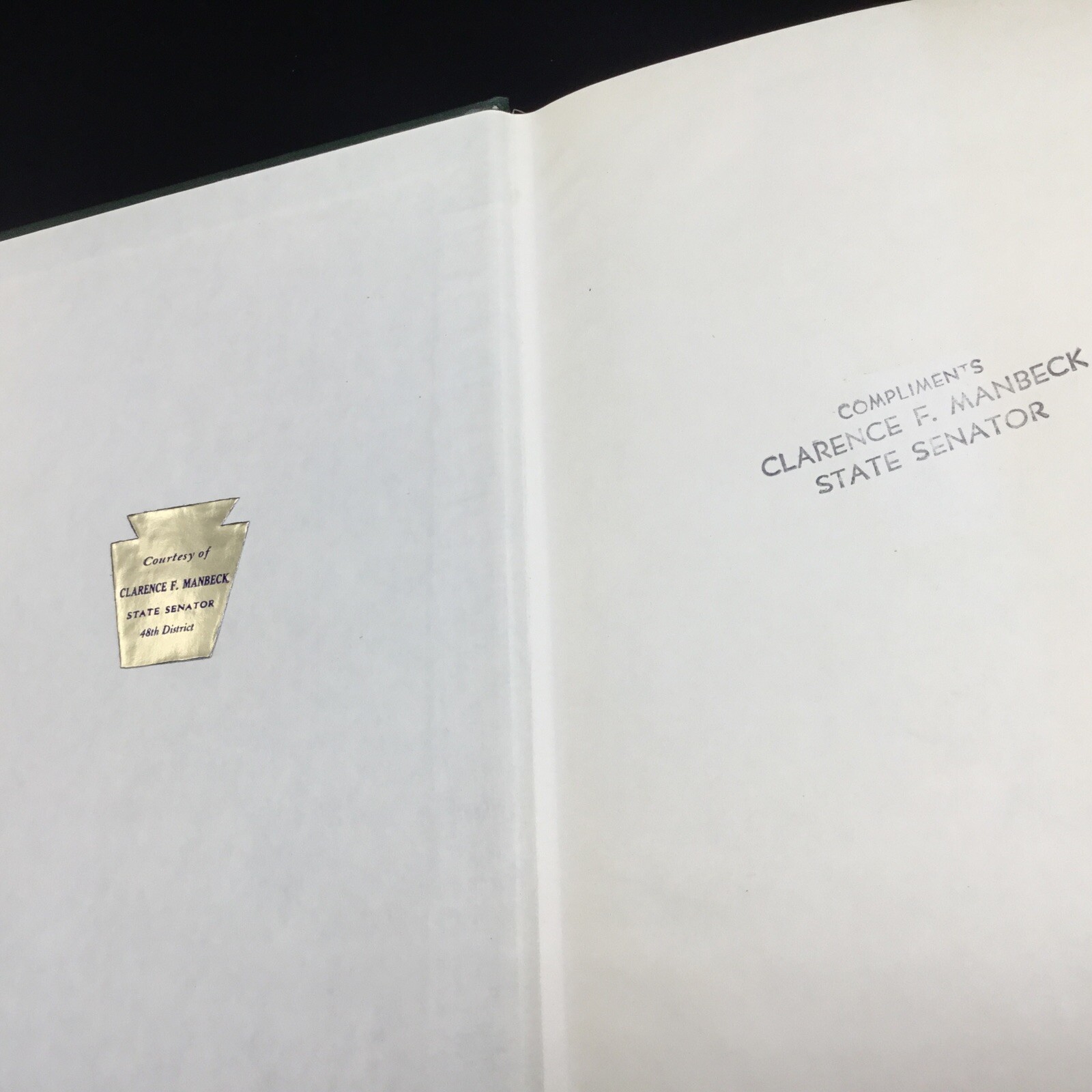 The Pennsylvania Manual Volumes 101 1972-73 and Volume 102 1974-75, hardcover