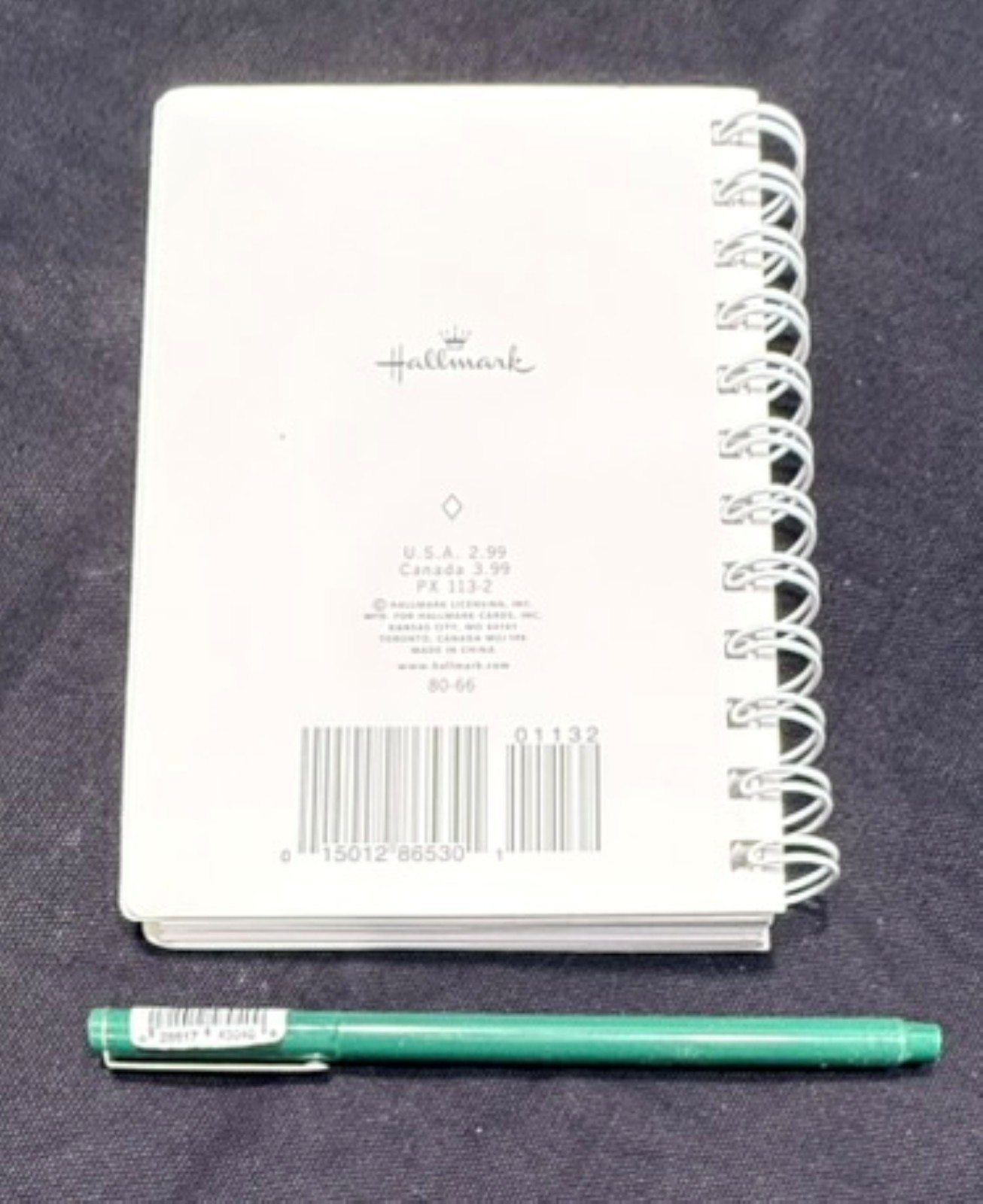 Hallmark Spiral Notebook Holiday Card List — Handy 80+ Pages — Decorative Cover