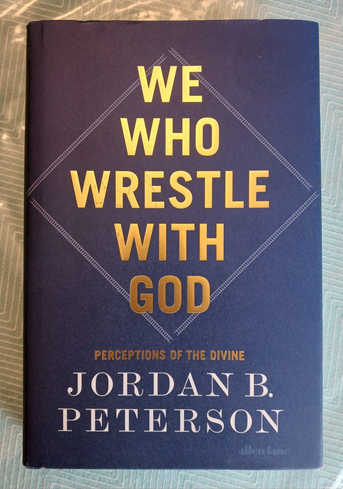 SIGNED Jordan B. Peterson Autographed Book – We Who Wrestle With God, UK Edtn HC
