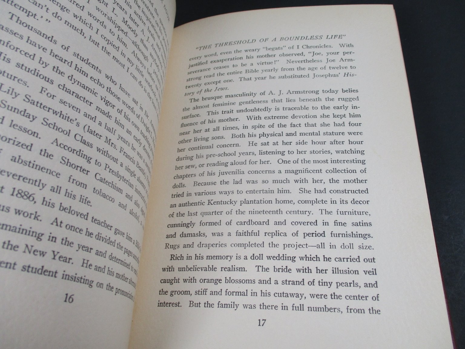 Through Heaven’s Back Door Lois Smith Douglas 1951 Illustrated Biography Baylor