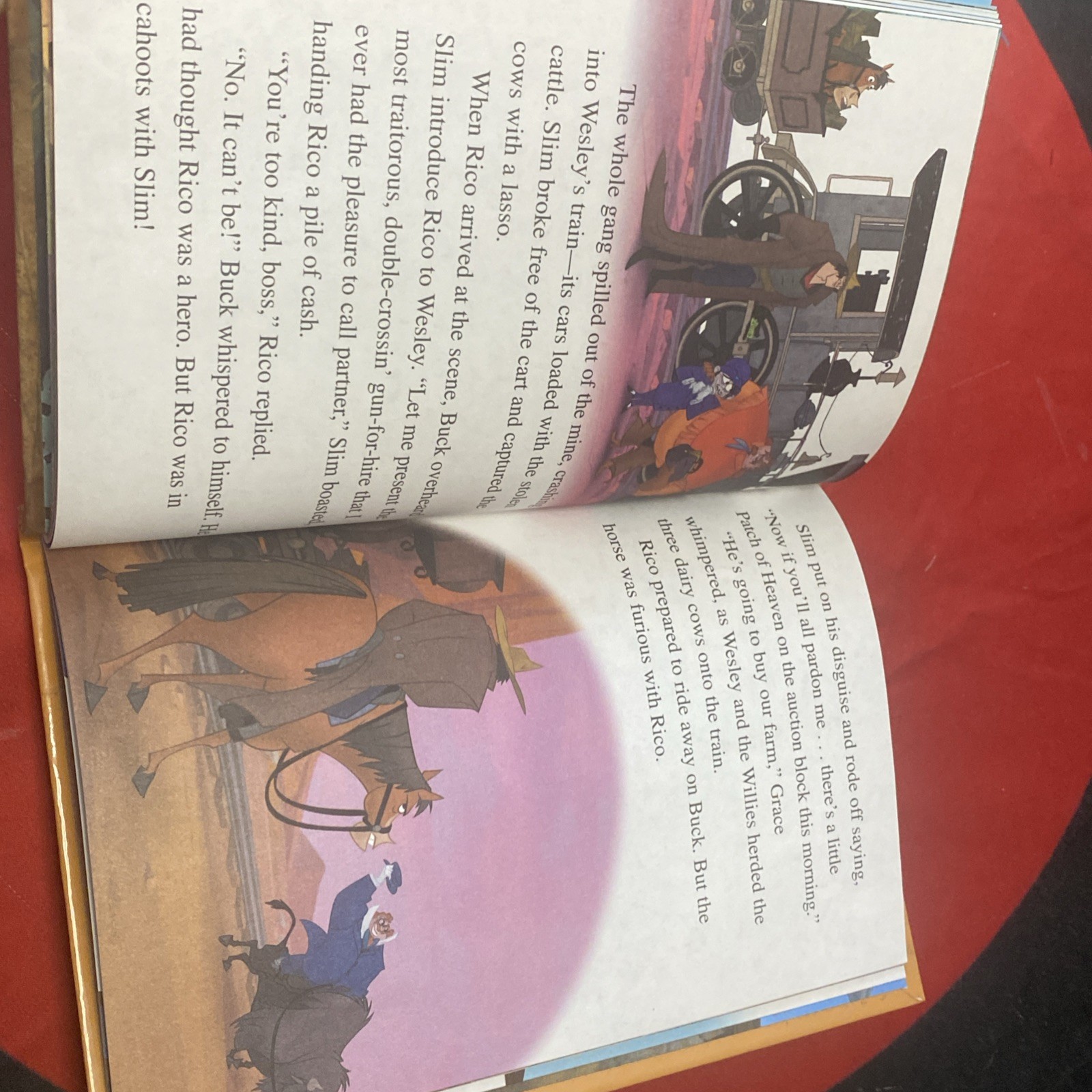*KIDS* VINTAGE Home On The Range (2004,Hard Book) Disney Wonderful World Reading