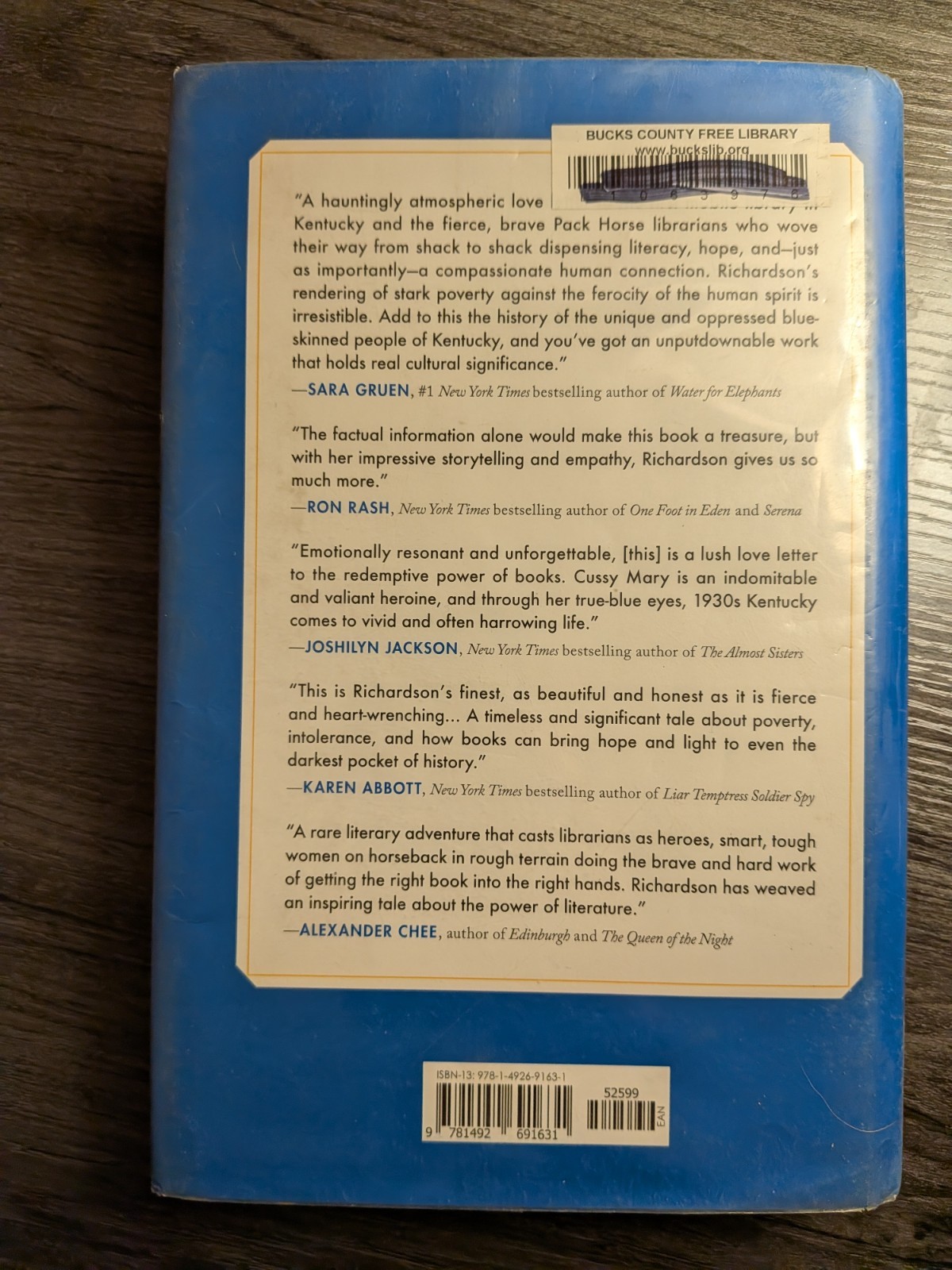 The Book Woman of Troublesome Creek a novel by Kim Michele Richardson