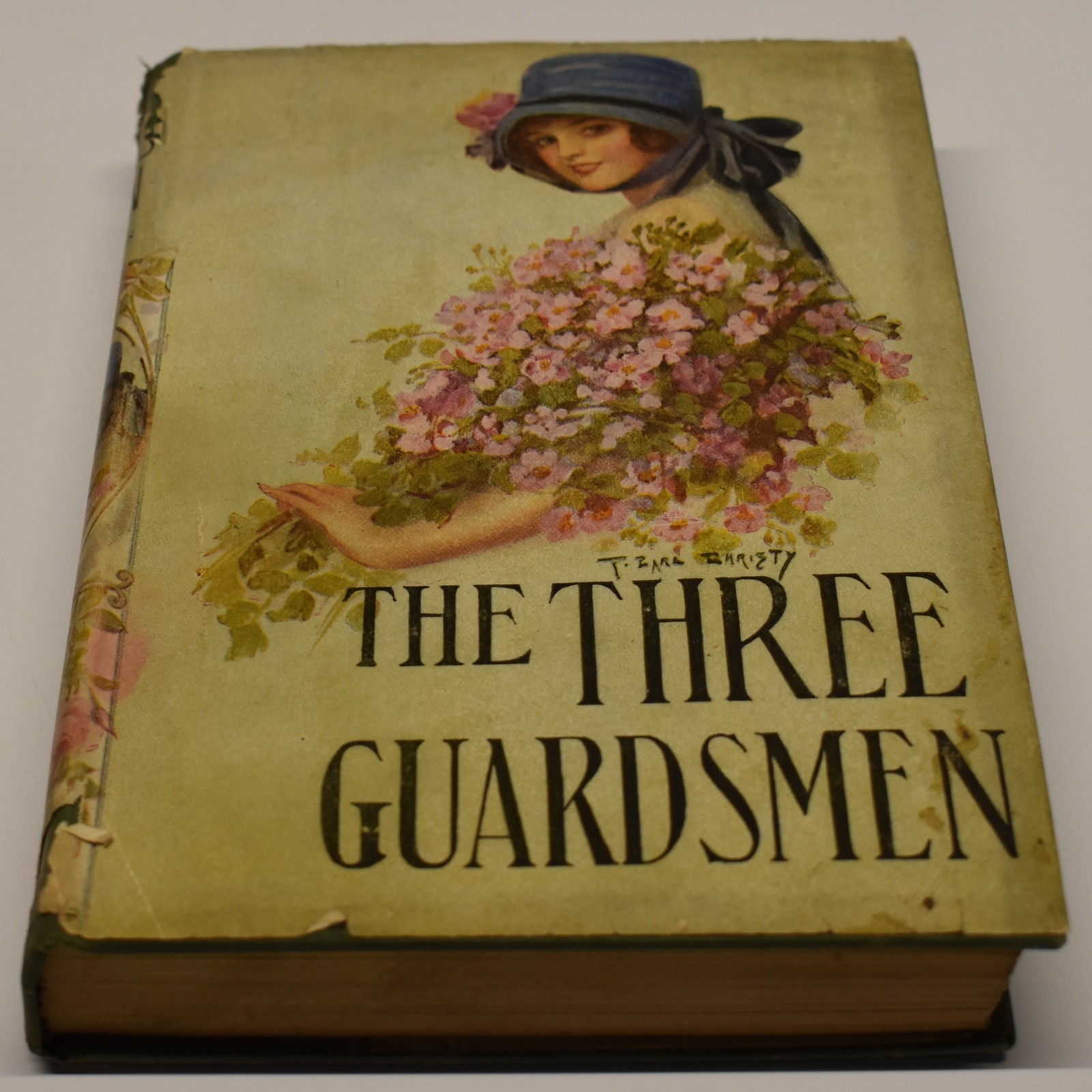 THE THREE GUARDSMEN by ALEXANDER DUMAS three musketeers paris ANTIQUE HC BOOK