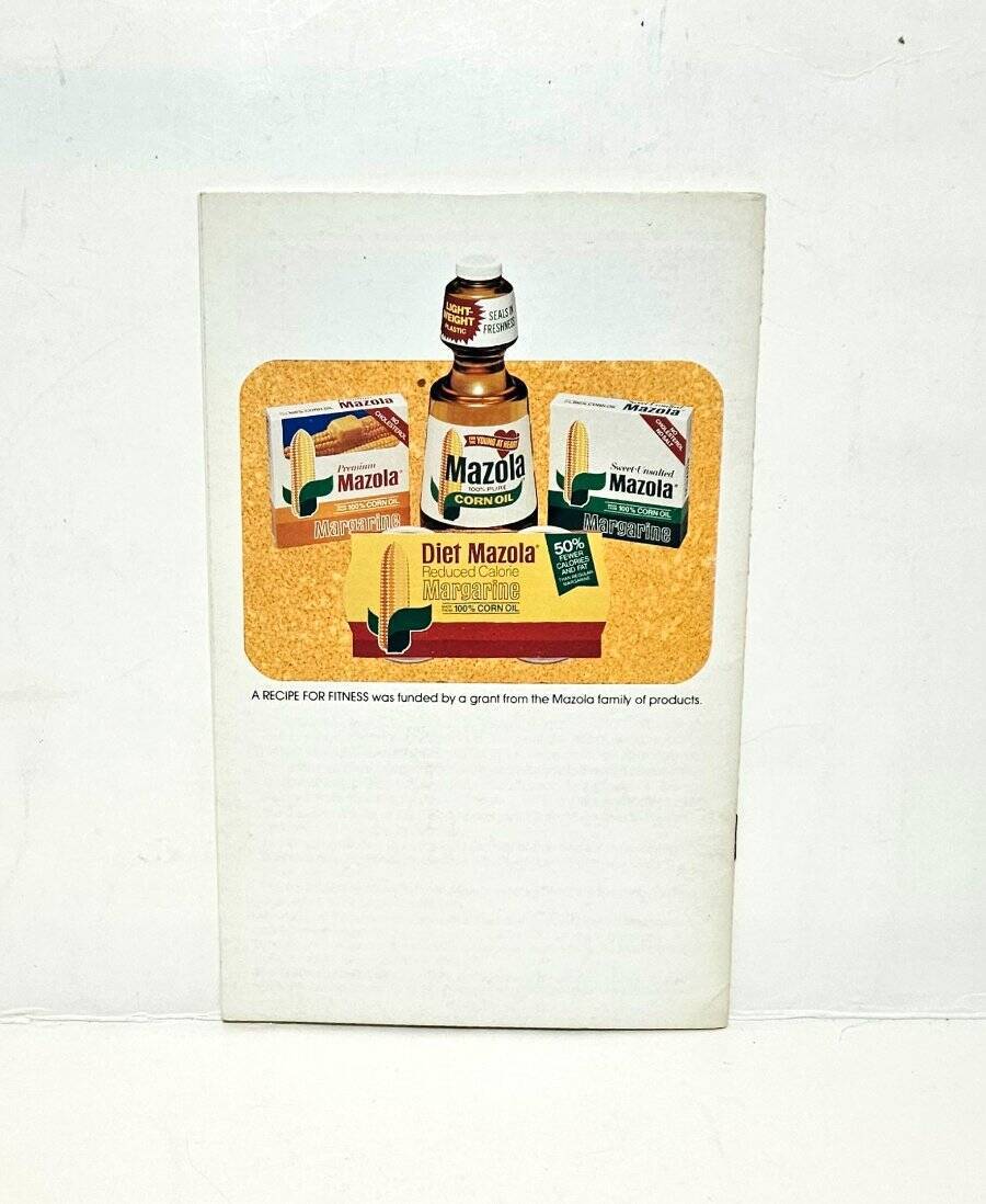 A Recipe for Fitness from Mazola by Dr. Thomas P. Sattler 1970’s Cooking/Health