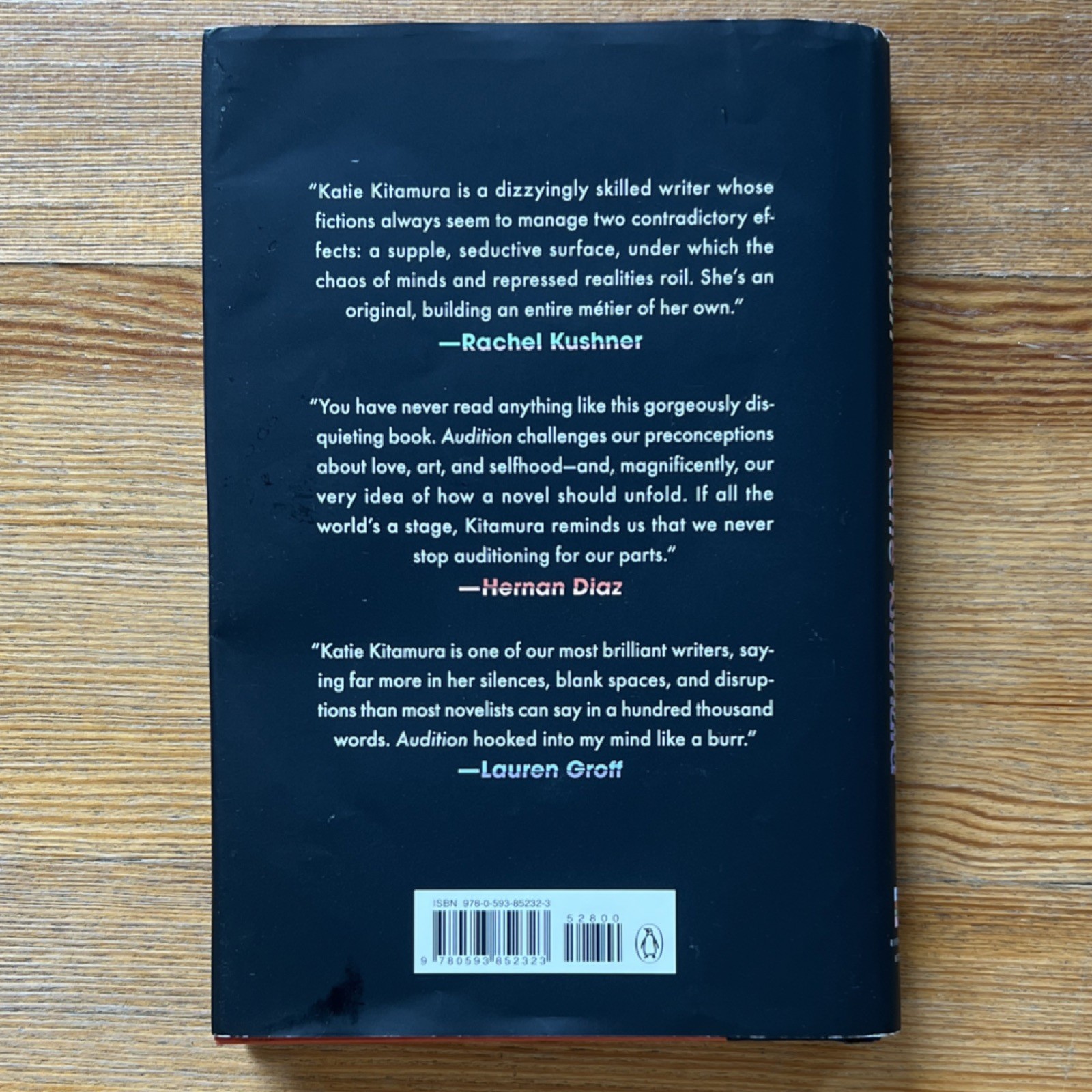 Katie Kitamura Audition: A Novel Hardcover 2025 w/ Dust Jacket Literary Fiction