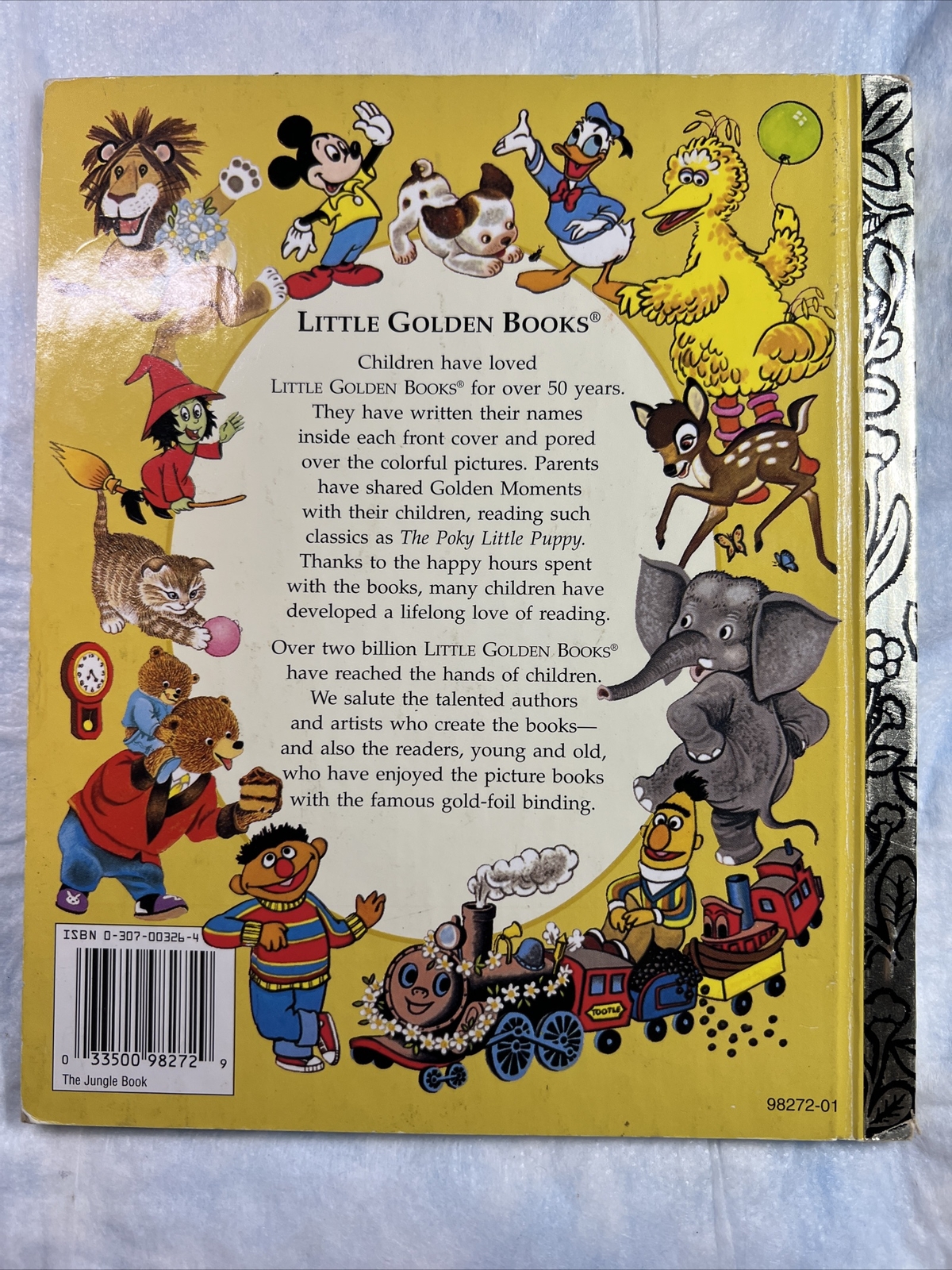 Vintage A Little Golden Book Disney’s The Jungle Book 103-64 1991 #1496