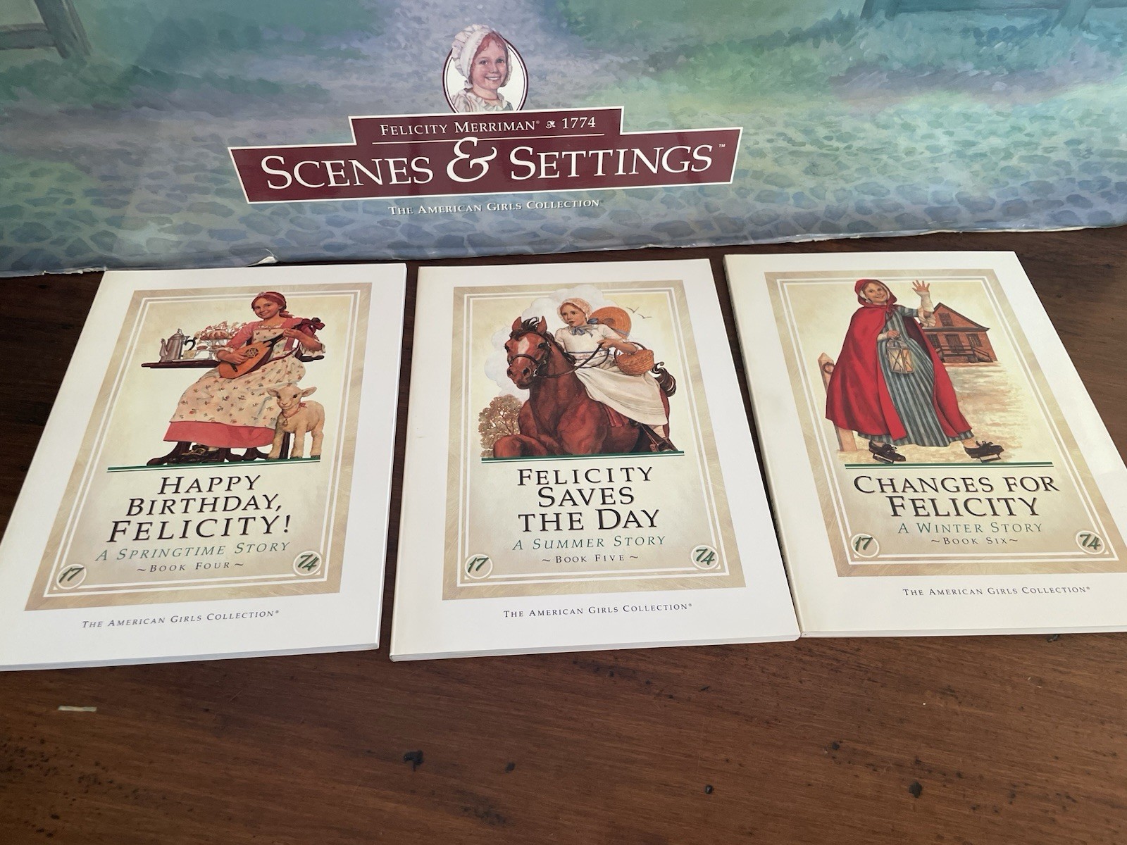 PC American Girl Felicity Collection Box Set First Edition 6 Books-Very Good