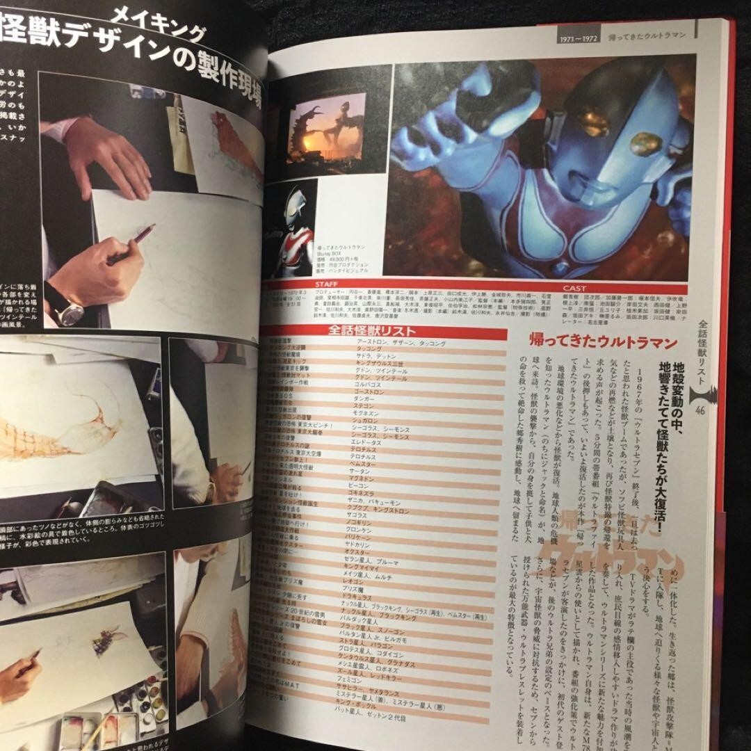 Ultraman Kaiju Artworks 1971-1980 Japan Monsters Art Illustrations Book Japan