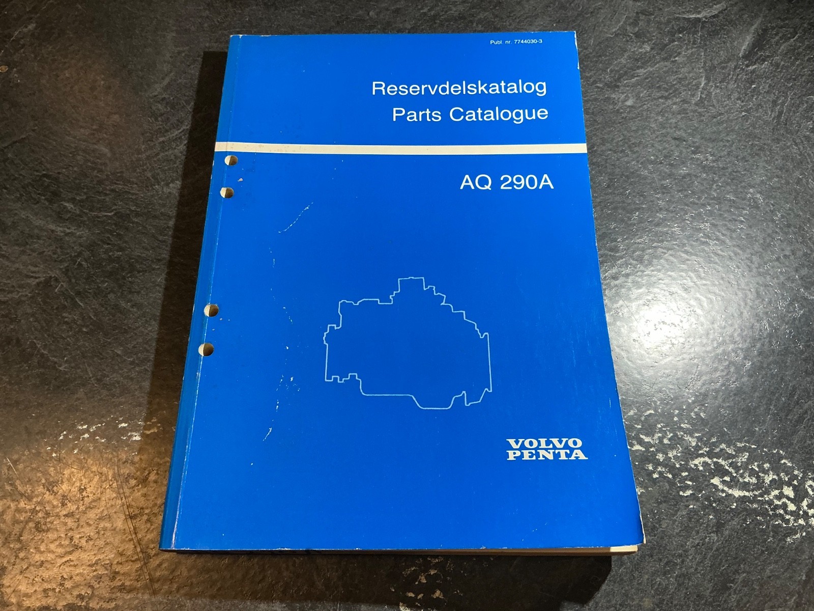Volvo Penta AQ290A Parts Catalogue GM 5.7L 350 cu. in. V8